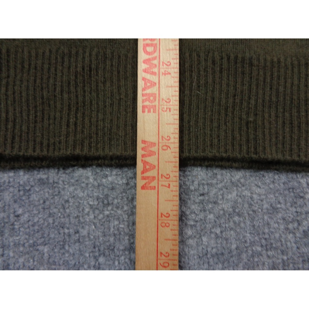 Rag & Bone Hoodie Men's L Green Olive Cashmere Pullover Knit Long Sleeve - Picture 10 of 11